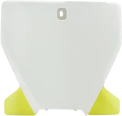 Acerbis White Yellow Front Number Plate