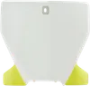Acerbis White Yellow Front Number Plate