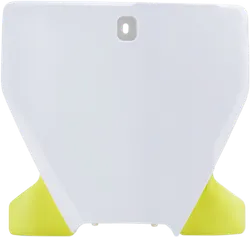 Acerbis White Yellow 20 Front Number Plate