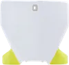 Acerbis White Yellow 20 Front Number Plate