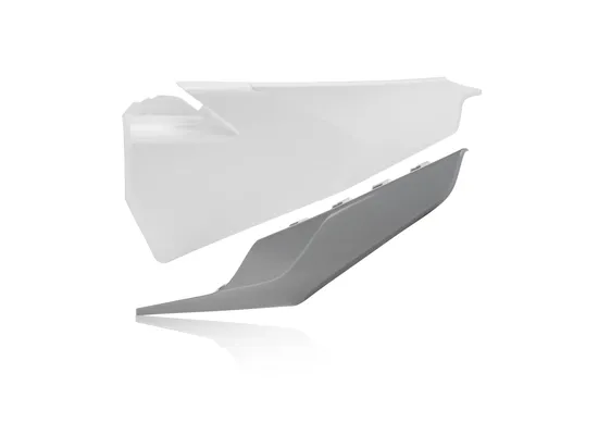 Acerbis Plastic Side Panels White Gray