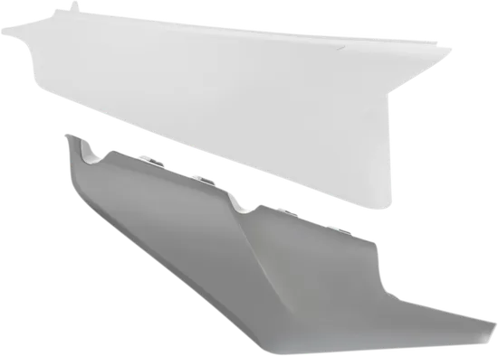 Acerbis Plastic Side Panels White Gray