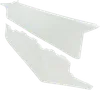 Acerbis Plastic Side Panels White