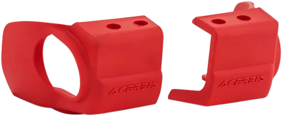 Acerbis Red Fork Shoe Boot Protector Pair