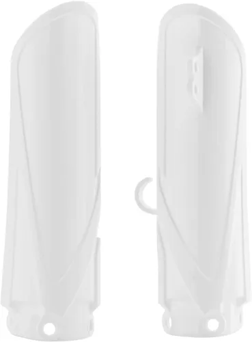 Acerbis White Lower Fork Cover Protector Guard Set