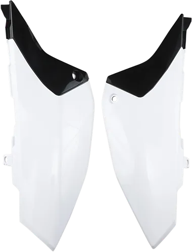 Acerbis Side Panel Number Plates White Black