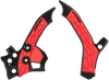 ACERBIS X Grip Frame Guards Black Red