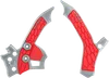 ACERBIS X Grip Frame Guards Silver Red