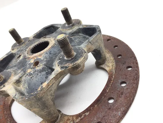 Rear Wheel Axle Hub with Rotor B 18 Can-Am Maverick X3 R 4x4 XDS Turbo DPS 2886A