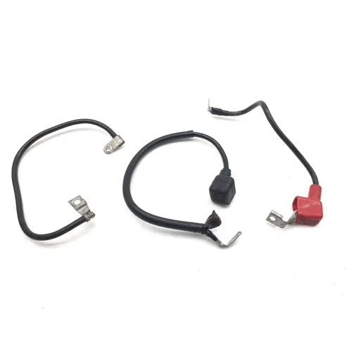 Positive Negative Battery Starter Wires 2018 Kawasaki Ninja ZX6R ZX636 KRT 2898A 3