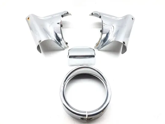 Headlight Cover Nacelle Cover Trim 2005 Harley Softail Deluxe EFI FLSTNI 2878A x