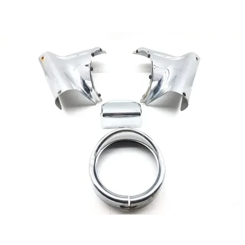 Headlight Cover Nacelle Cover Trim 2005 Harley Softail Deluxe EFI FLSTNI 2878A x 5