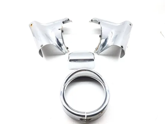 Headlight Cover Nacelle Cover Trim 2005 Harley Softail Deluxe EFI FLSTNI 2878A x