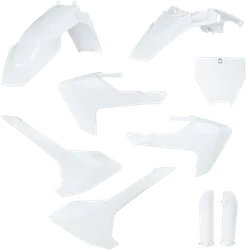 Acerbis Complete Plastic Fender Body Kit White