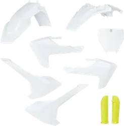 Acerbis Complete Plastic Fender Body Kit 19 OE White/Yellow