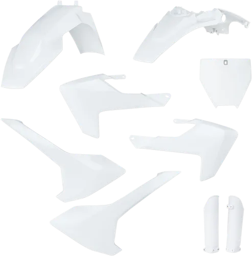 Acerbis Complete Plastic Fender Body Kit OE White