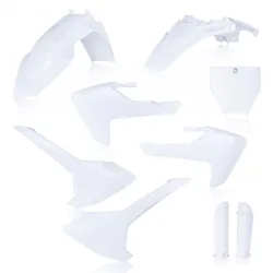 Acerbis Complete Plastic Fender Body Kit OE White