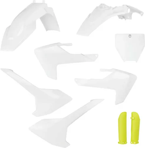 Acerbis Complete Plastic Fender Body Kit OE White/Yellow