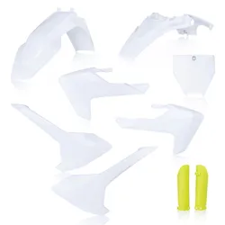 Acerbis Complete Plastic Fender Body Kit OE White/Yellow
