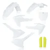 Acerbis White Yellow Full Plastic Fender Body Kit