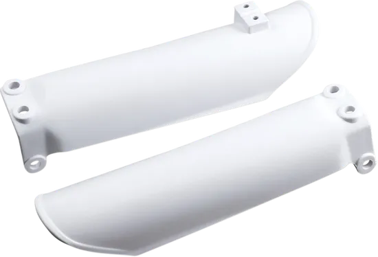 Acerbis White Lower Fork Cover Protector Guard Set
