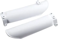 Acerbis White Lower Fork Cover Protector Guard Set