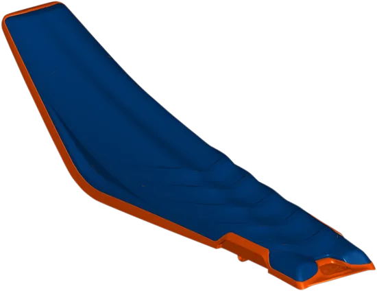 Acerbis Single Piece X-Seat Air Blue Orange Washable