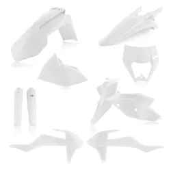 Acerbis Complete Plastic Fender Body Kit White