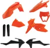 Acerbis Complete Plastic Fender Body Kit OE Orange/Black