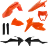 Acerbis Complete Plastic Fender Body Kit OE Orange/Black