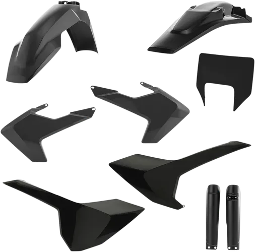 Acerbis Complete Plastic Fender Body Kit Black