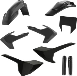 Acerbis Complete Plastic Fender Body Kit Black