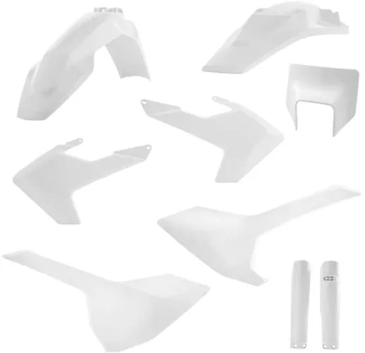 Acerbis Complete Plastic Fender Body Kit White
