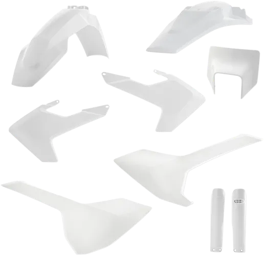 Acerbis Complete Plastic Fender Body Kit White