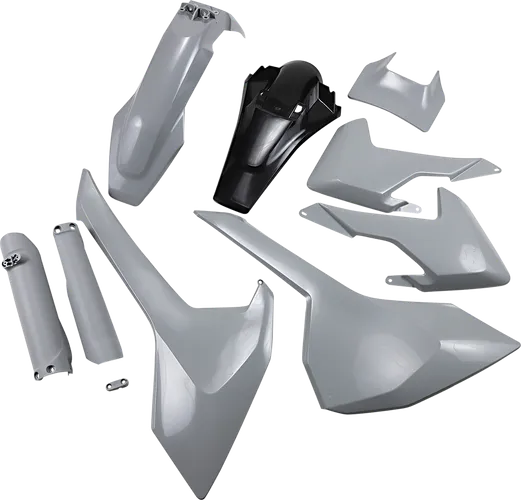 Acerbis Complete Plastic Fender Body Kit Gray/Black