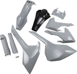 Acerbis Complete Plastic Fender Body Kit Gray/Black