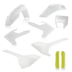 Acerbis Complete Plastic Fender Body Kit OE White/Yellow