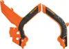 ACERBIS X Grip Frame Guards Orange Black
