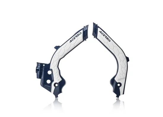 ACERBIS X Grip Frame Guards Blue White