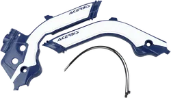 ACERBIS X Grip Frame Guards Blue White