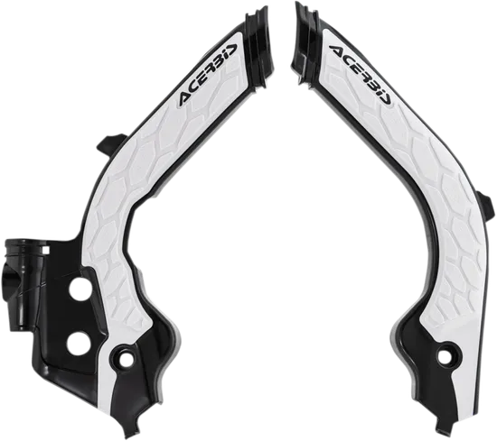 ACERBIS X Grip Frame Guards Black White