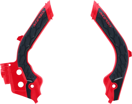Acerbis X Grip Frame Guards Red Black