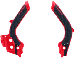 Acerbis X Grip Frame Guards Red Black