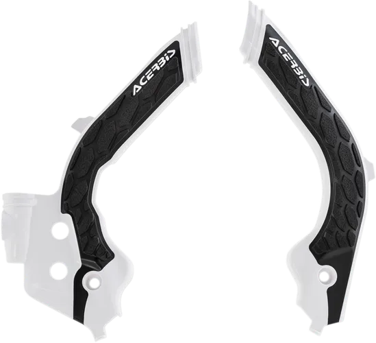 ACERBIS X Grip Frame Guards White Black