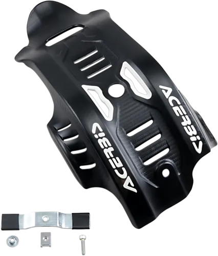 Acerbis Polypropylene Chassis Belly Skid Plate Black White