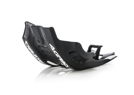 Acerbis Polypropylene Chassis Belly Skid Plate Black White