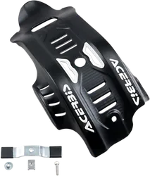 Acerbis Polypropylene Chassis Belly Skid Plate Black White