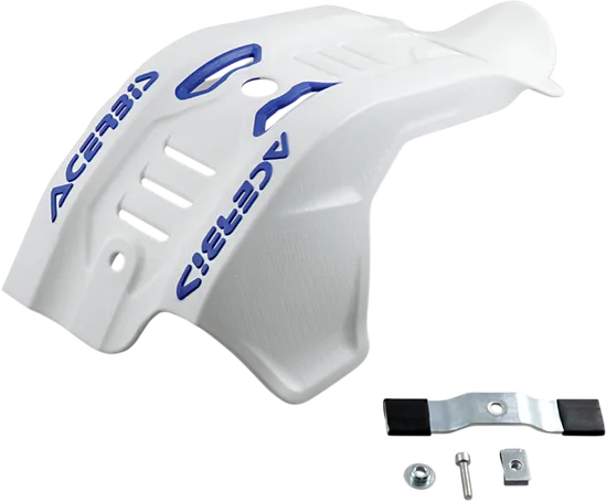 Acerbis Polypropylene Chassis Belly Skid Plate Blue White
