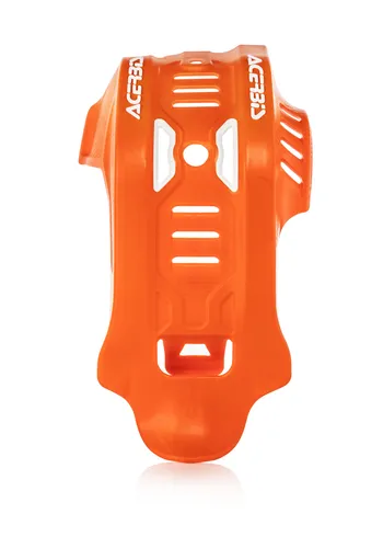 Acerbis Polypropylene Chassis Belly Skid Plate Orange White