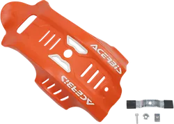 Acerbis Polypropylene Chassis Belly Skid Plate Orange White